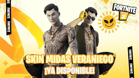midas playero|Fortnite: skin Midas Veraniego ya disponible; precio y .